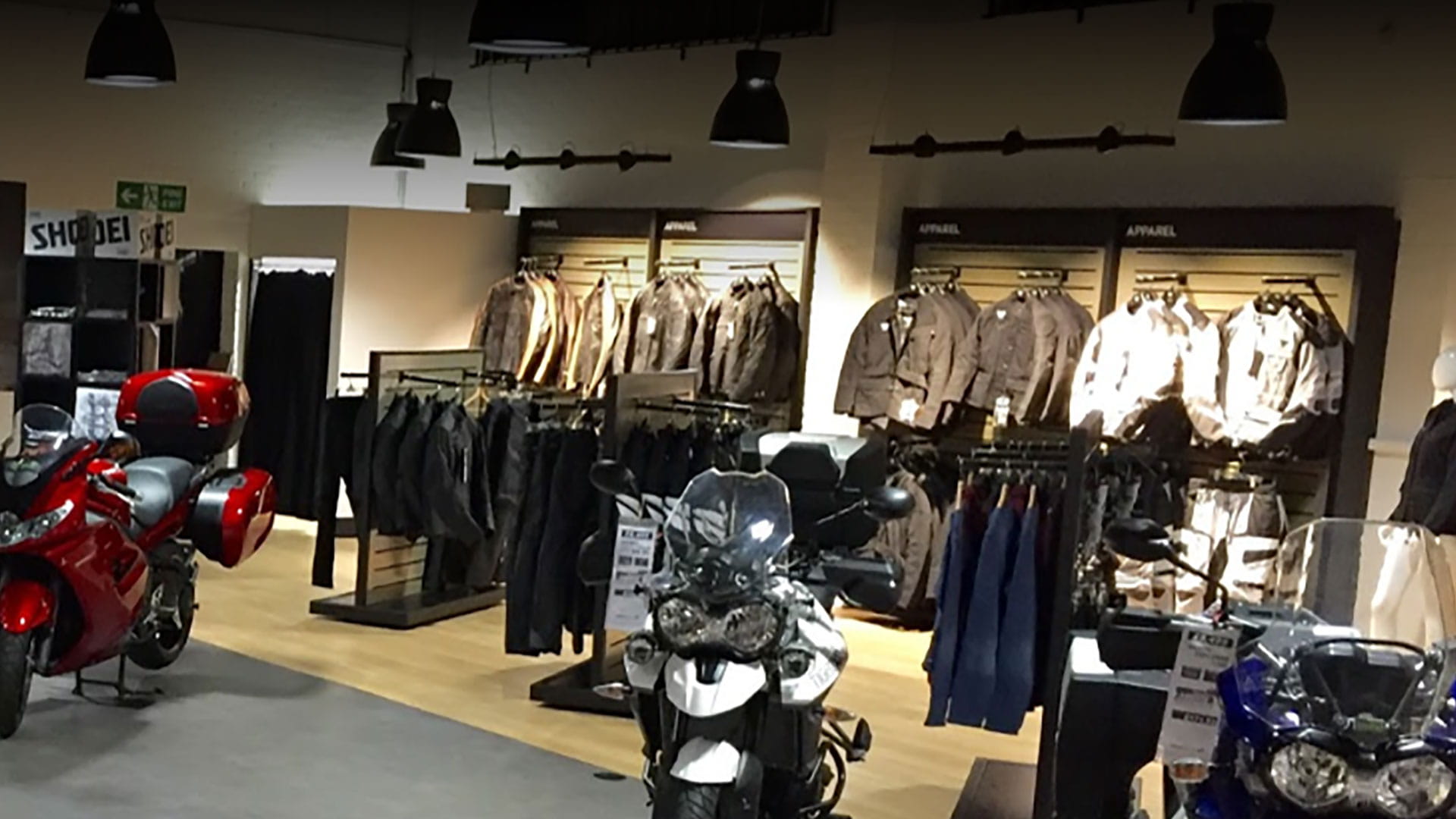 Triumph shop motorcycle shop